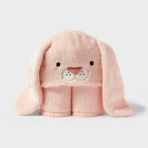 Bunny Kids' Hooded Blanket Pink - Pillowfort™ New Without Tags